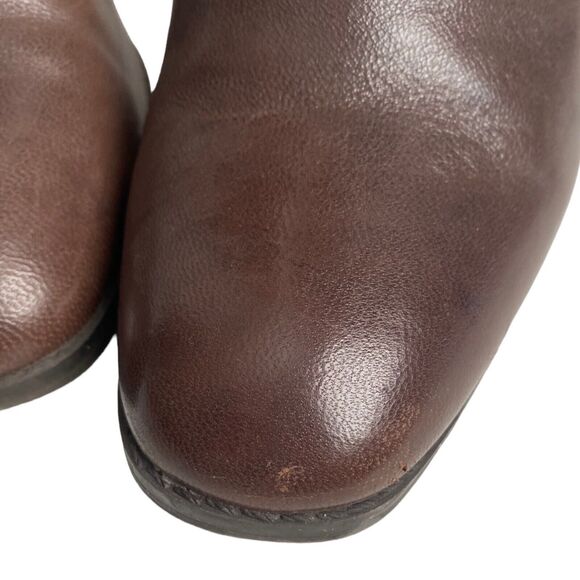 A.N.A. A New Approach Womens Selena Leather Boots Brown Knee High Size 10M - Picture 6 of 10